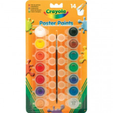 14 баночек краски-темпера Crayola (3978)