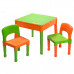 Столик с двумя стульчиками Tega MT-003 698 Green/orange