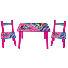 Столик Bambi Monster High M 2328 MH Фиолетово-розовый
