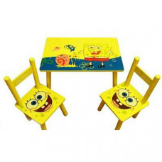 Столик Tilly W02-5361 с двумя стульчиками Sponge Bob