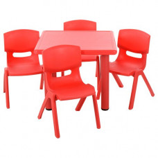 Столик Bambi B0203-3 Красный